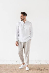 linen trousers for men, linen shirt for men