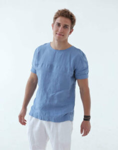 linen men's t-shirt