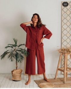 linen suit color wine burgundy